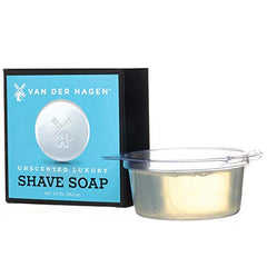 Van Der Hagen Unscented Luxury Shave Soap