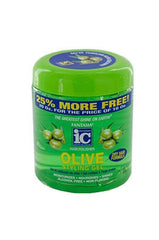 Fantasia IC Hair Polisher Olive Styling Gel w/ Sparkle Lites 20oz