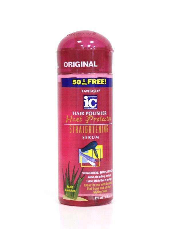 Fantasia IC Hair Polisher Heat Protector Straightening Serum 6oz
