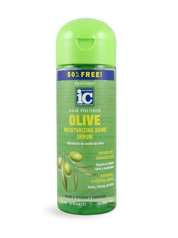 Fantasia IC Hair Polisher Olive Moisturizing Shine Serum 6oz