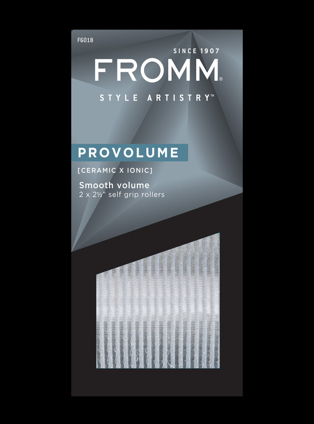 FROMM Pro Volume 2 1/2" Ceramic Hair Rollers - 2 Pack