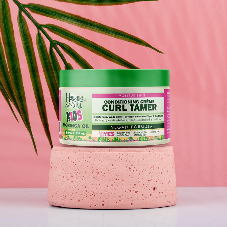 Hawaiian Silky Kids Moringa Oil 14-In-1 Miracles Conditioning Crème Curl Tamer
