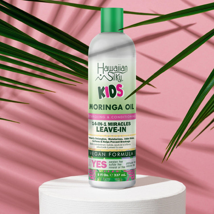 Hawaiian Silky Kids Moringa Oil Detangling & Conditioning 14-In-1 Miracles Leave-In