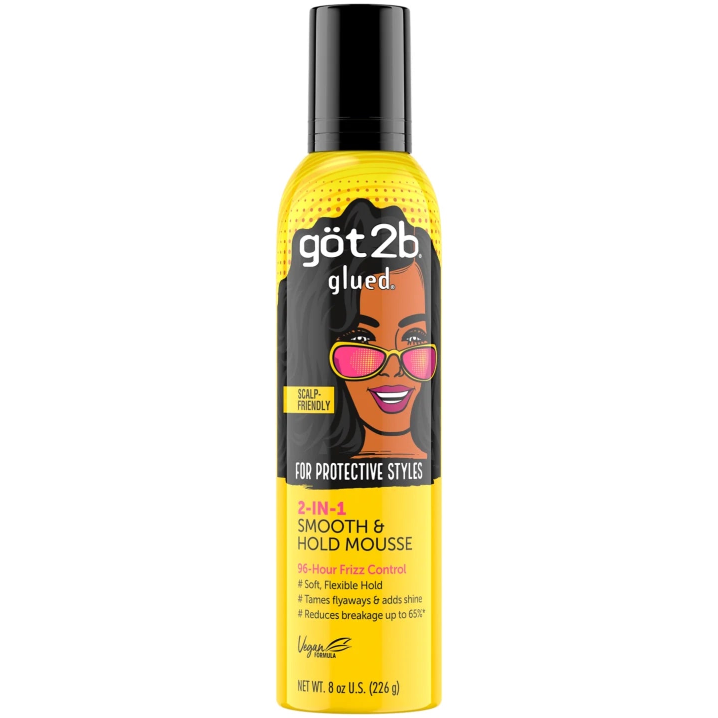got2b Glued 2-In-1 Smooth & Hold Mousse
