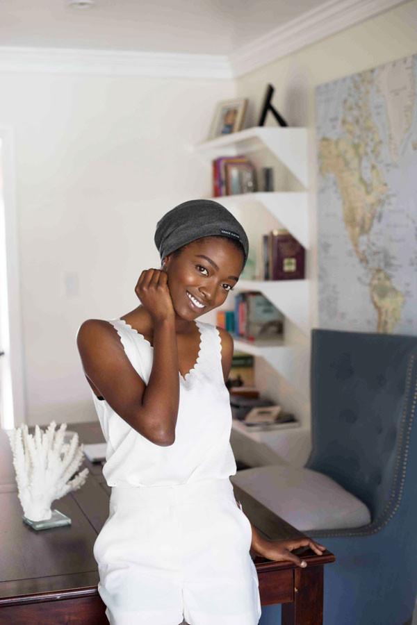 Grace Eleyae Original Slap | Satin-Lined Cap - Gray