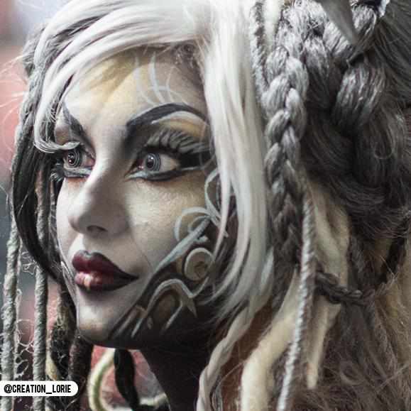 PRIMAL ® Hypnotized - Black & White Colored Contact lenses