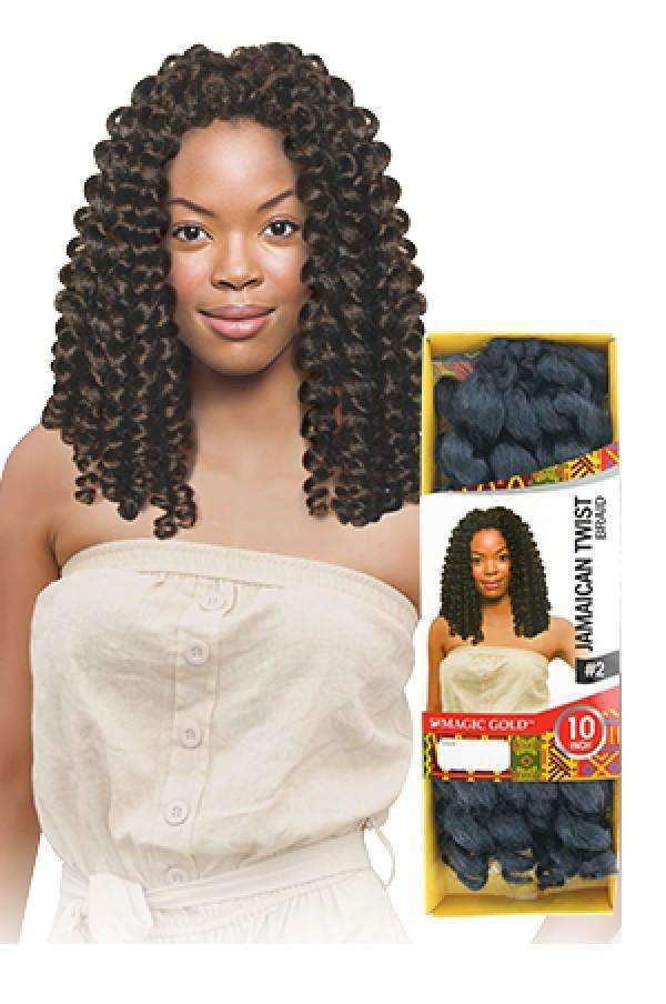 Magic Gold Jamaican Twist Braid #2 10"