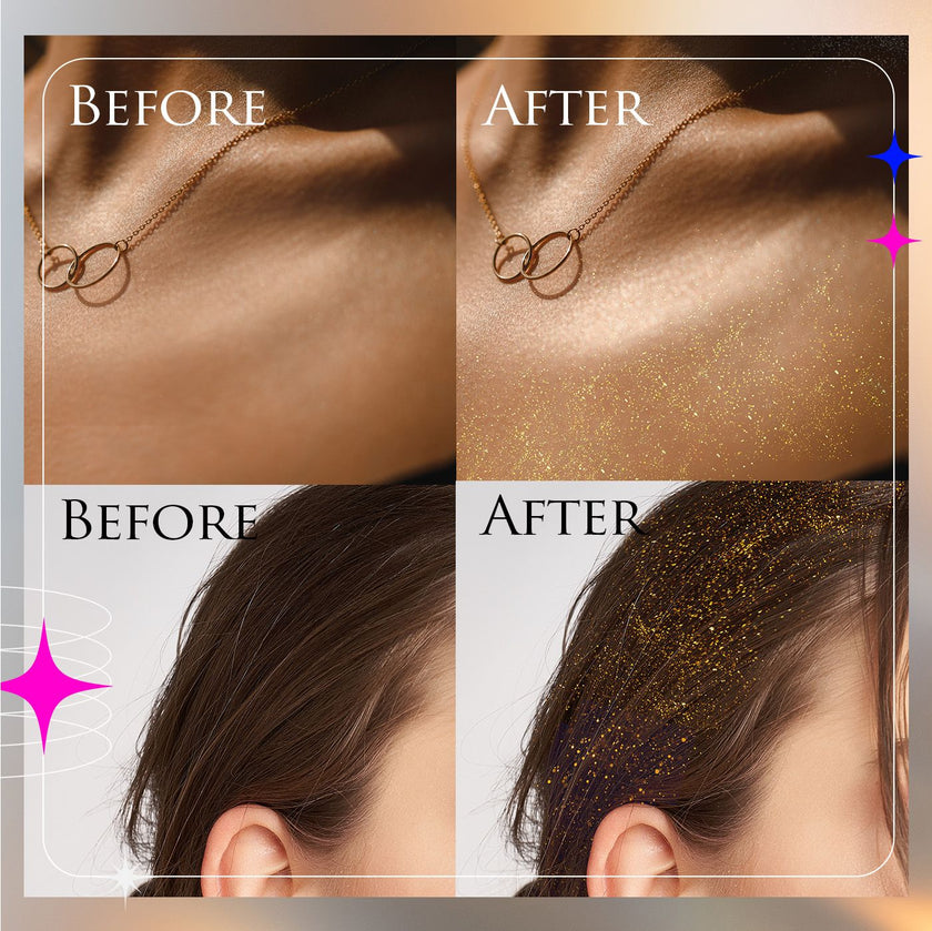 Secret of Pharaoh Egyptian Diamond Hair & Body Glitter Mist - Platinum