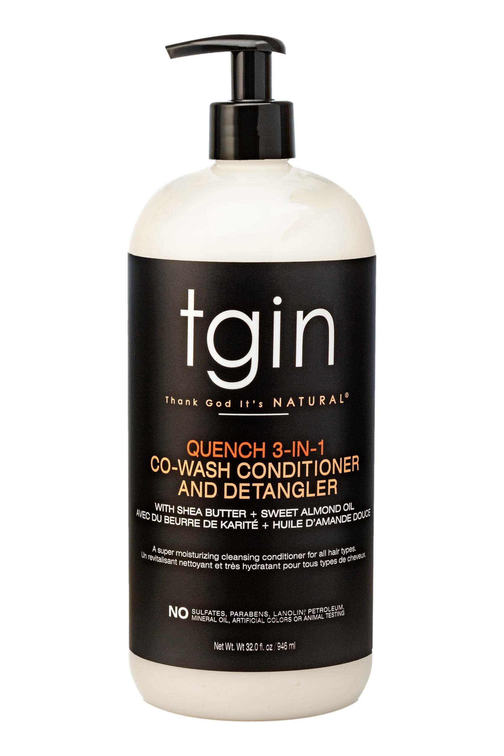 tgin Quench 3-in-1 Co-Wash Conditioner & Detangler 32oz