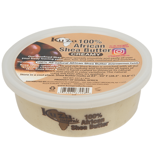 Kuza 100% Pure African Shea Butter White Creamy - 8oz
