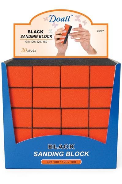 Doall Black Multi-Grit Sanding Block 20 Blocks - Orange