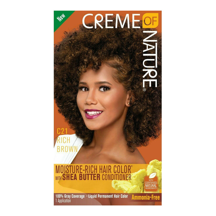 Creme Of Nature Moisture-Rich Hair Color - C21 Rich Brown