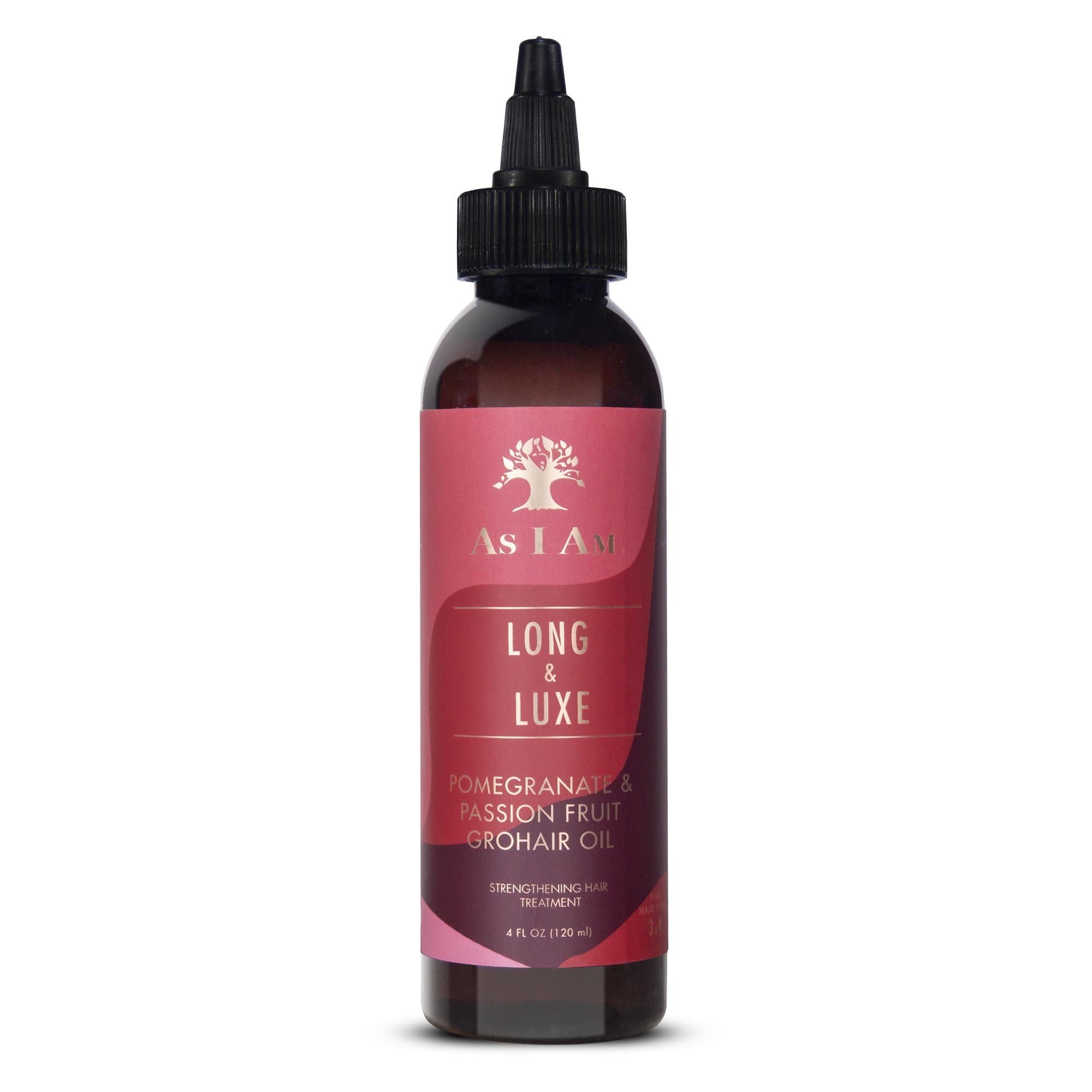 As I Am Long & Luxe Pomegranate & Passion GroHair Oil