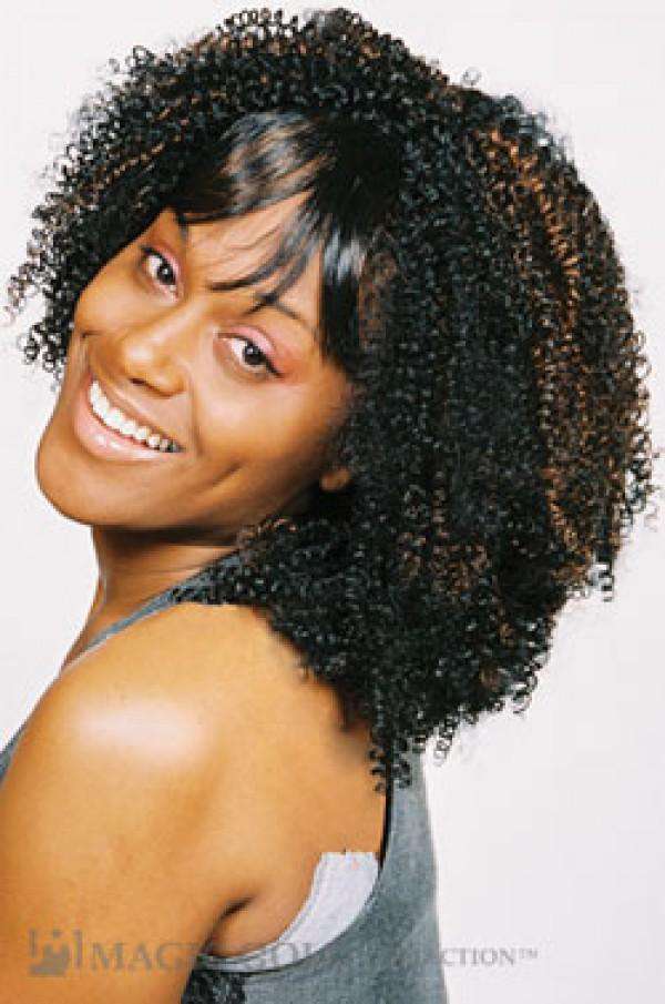 Magic Gold Quality Premium Synthetic Hair Weave Jerry Curl 16"