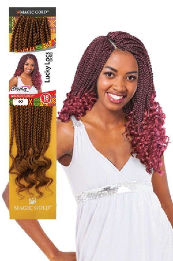 Magic Gold Lucky Locs 18"