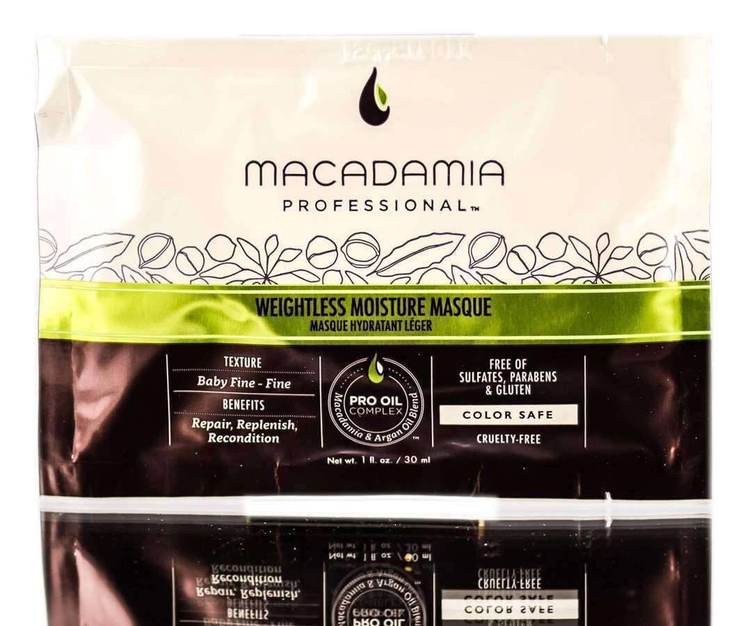 Macadamia Professional Weightless Moisture Masque Packette