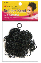 Magic Gold Rubber Bands Black 500pcs
