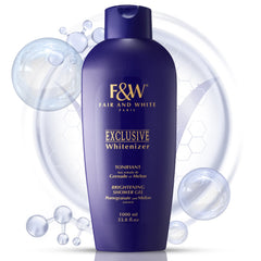 Fair and White Exclusive Shower Gel  Pomegranate and Melon extracts 1000 ml