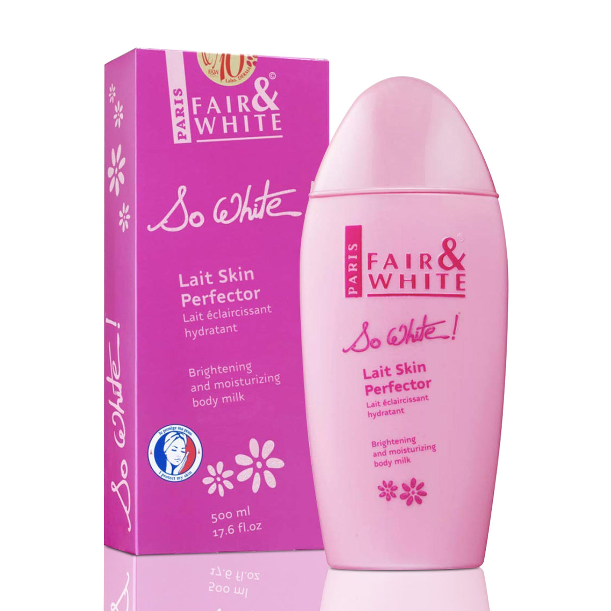 Fair And White So White Skin Perfector Brightening Body Lotion 500ml / 17.6 fl oz