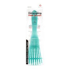 8 Row Detangling Hair Brush - Mint