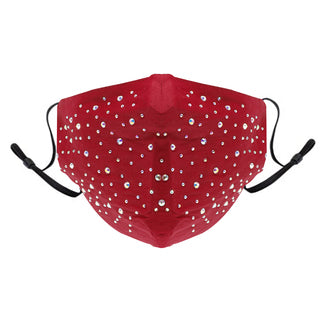 KIM & C Stone Earloop Mask (Red)