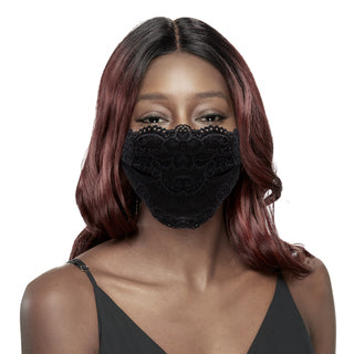 KIM & C Fashion Lace Mask Style 2 (Black)