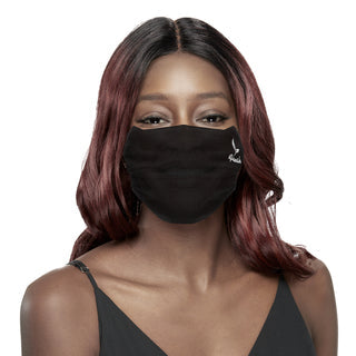 Fashion Corduroy Face Mask (Black)