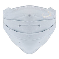 KIM & C Fashion Embroidery Mask (Blue)