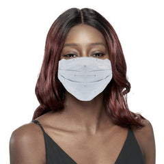 KIM & C Fashion Embroidery Mask (Blue)