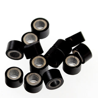 Silicone Micro Rings for Hair Extensions - Black