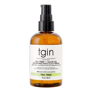 tgin Tea Tree & Olive Oil Detoxifying Hair & Scalp Serum (4oz)
