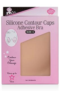 Hollywood Fashion Secrets Silicone Contour Cups Adhesive Bra - Size C (1 Pair)