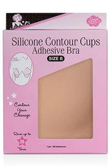 Hollywood Fashion Secrets Silicone Contour Cups Adhesive Bra - Size B (1 Pair)