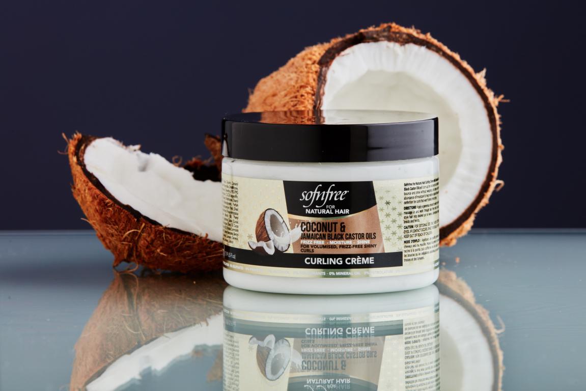 Sofn'free For Natural Coconut & Jamaican Black Castor Oils Curling Crème