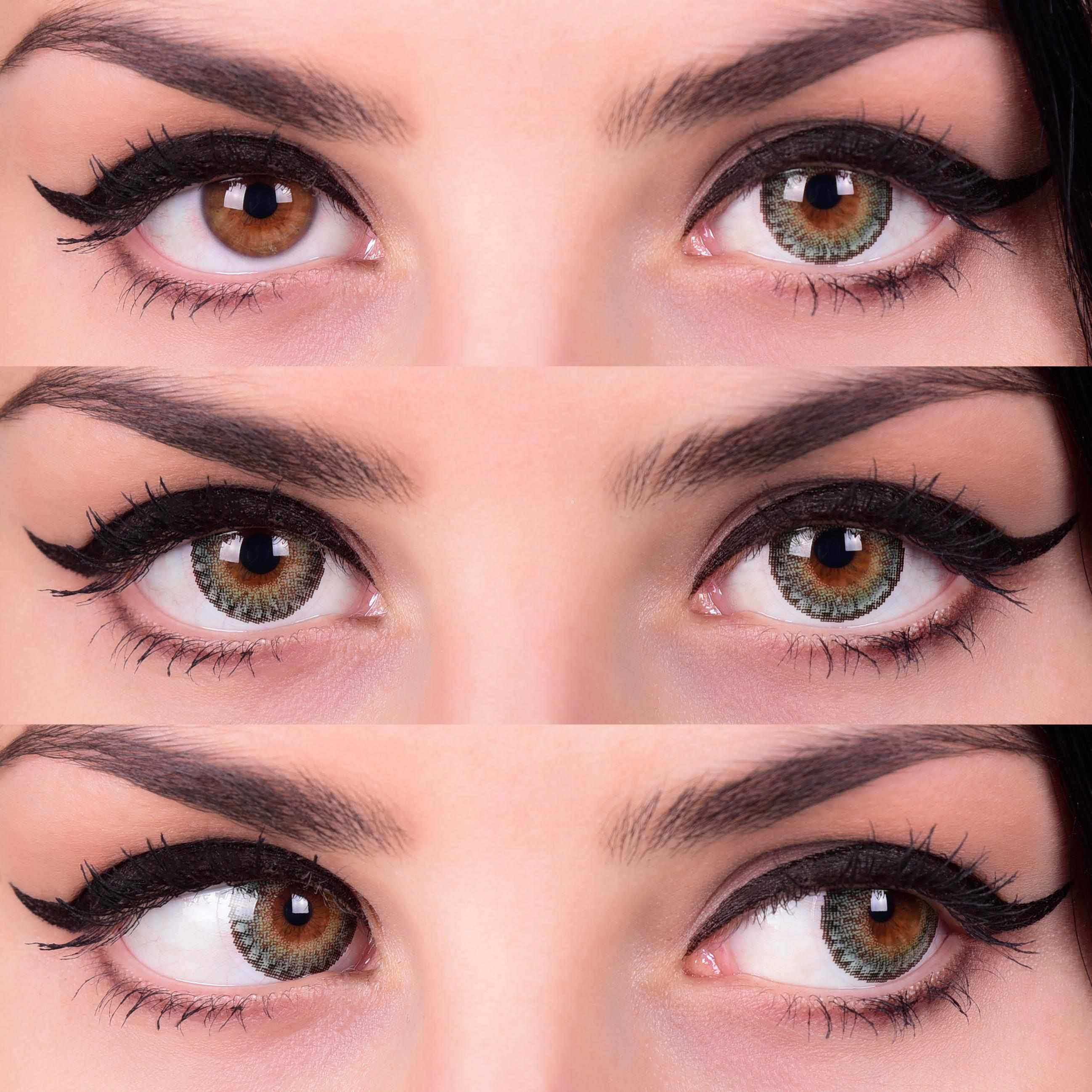 PRIMAL® Starlight Jade - Green Colored contact lenses