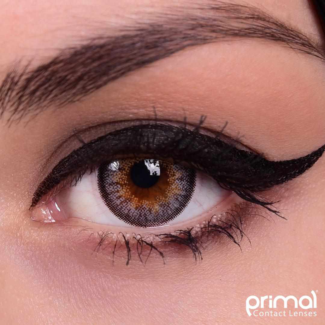 PRIMAL® Sunrise Ash - Grey Colored Contact Lenses