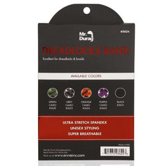 Mr. Durag Spandex Ultra Stretch Dreadlocks Band - Green Camouflage #3620
