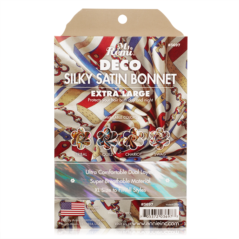 Ms. Remi Silky Satin Deco Bonnet Extra Large Assorted #3697