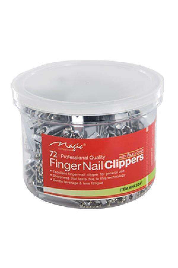 Magic Collection Nail Clipper w/ File & Chain 72pc