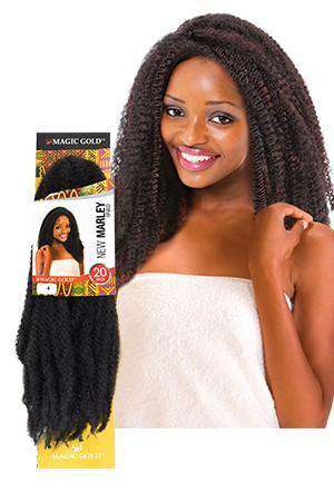 Magic Gold Synthetic New Marley Braid 20"