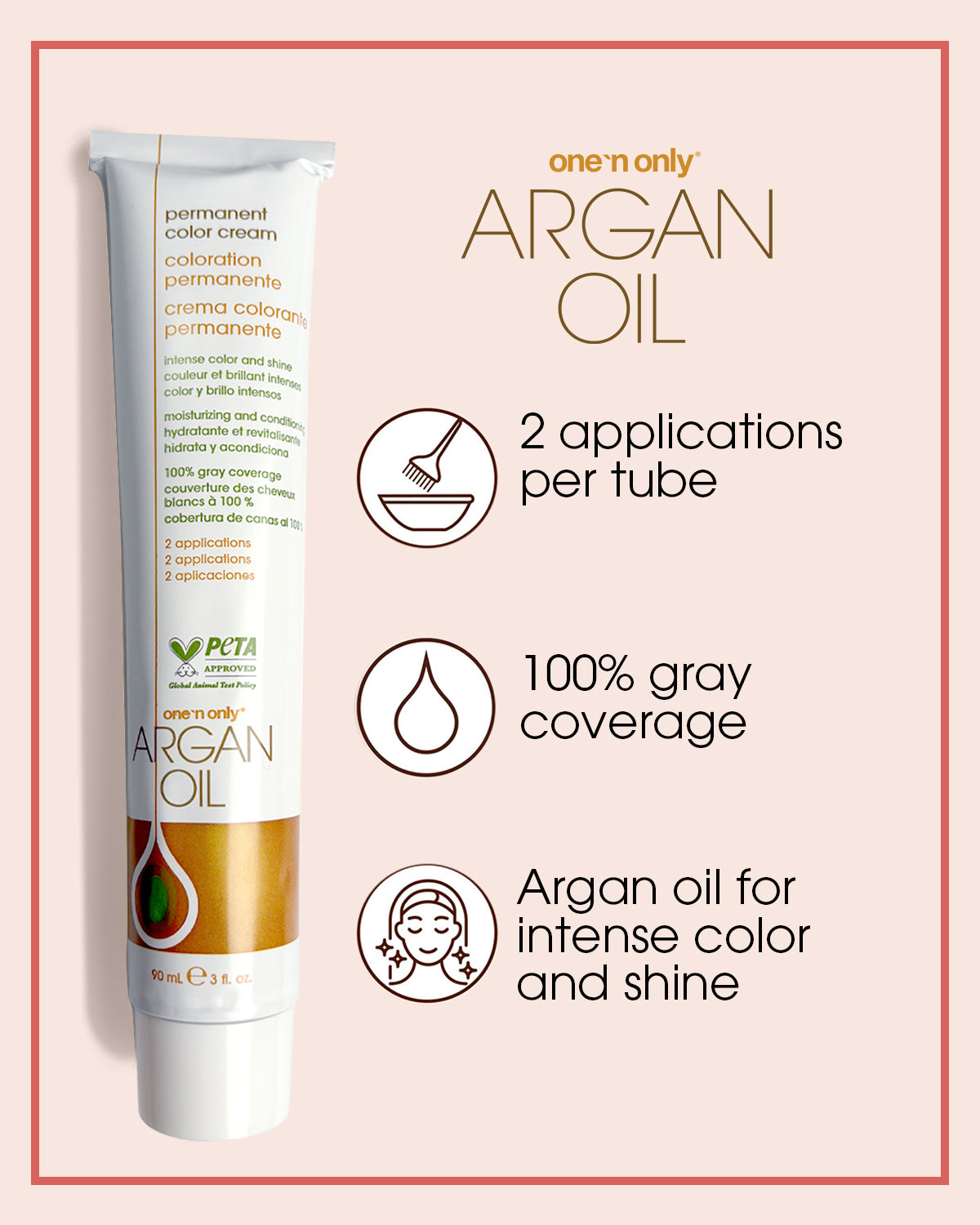 One 'n Only Argan Oil Permanent Hair Color - 11HLA Hi-Lift Cool Blonde
