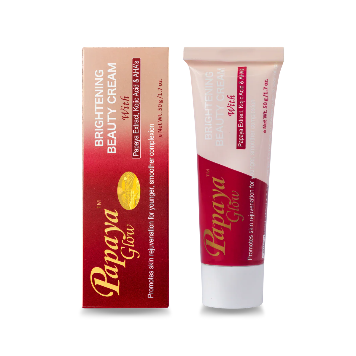 Glow PAPAYA GLOW ® CRÈME de Beauté Éclaircissante - Authentic Skincare Treatment