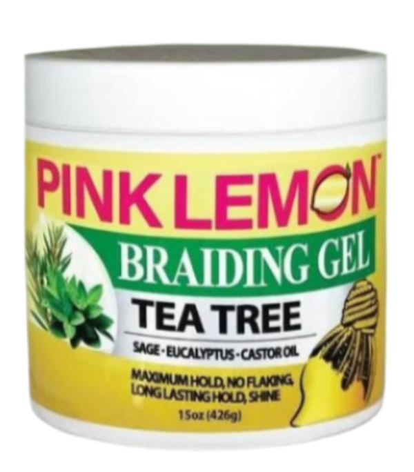 Pink Lemon Braiding Gel - Tea Tree