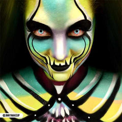 PRIMAL ® Plague - White Mini-Sclera Colored contact Lenses