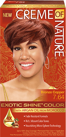 Creme Of Nature Exotic Shine Color - # 7.64 Bronze Copper