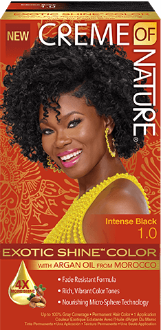 Creme Of Nature Exotic Shine Color - #1 Intense Black