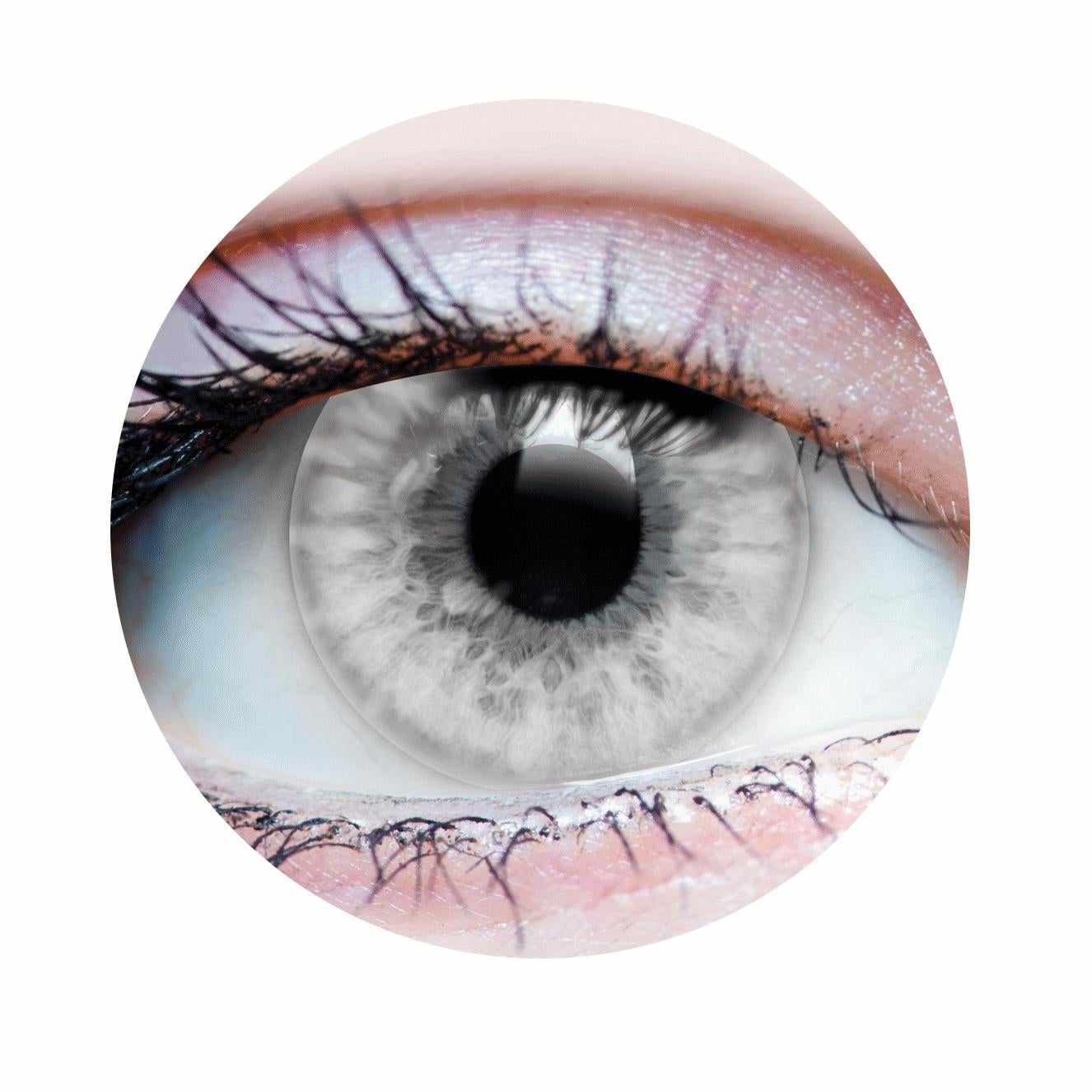 PRIMAL® Pure Ash - Grey Colored Contact Lenses