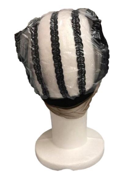 Qfitt Ear To Ear Lace Top Capless Wig Cap # 5067 Black