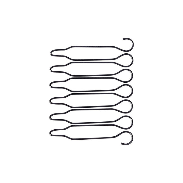 2pc Spring Wig Comb Black