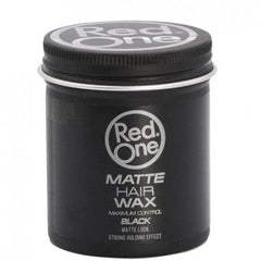 Red One Matte Hair Wax Maximum Control - Black